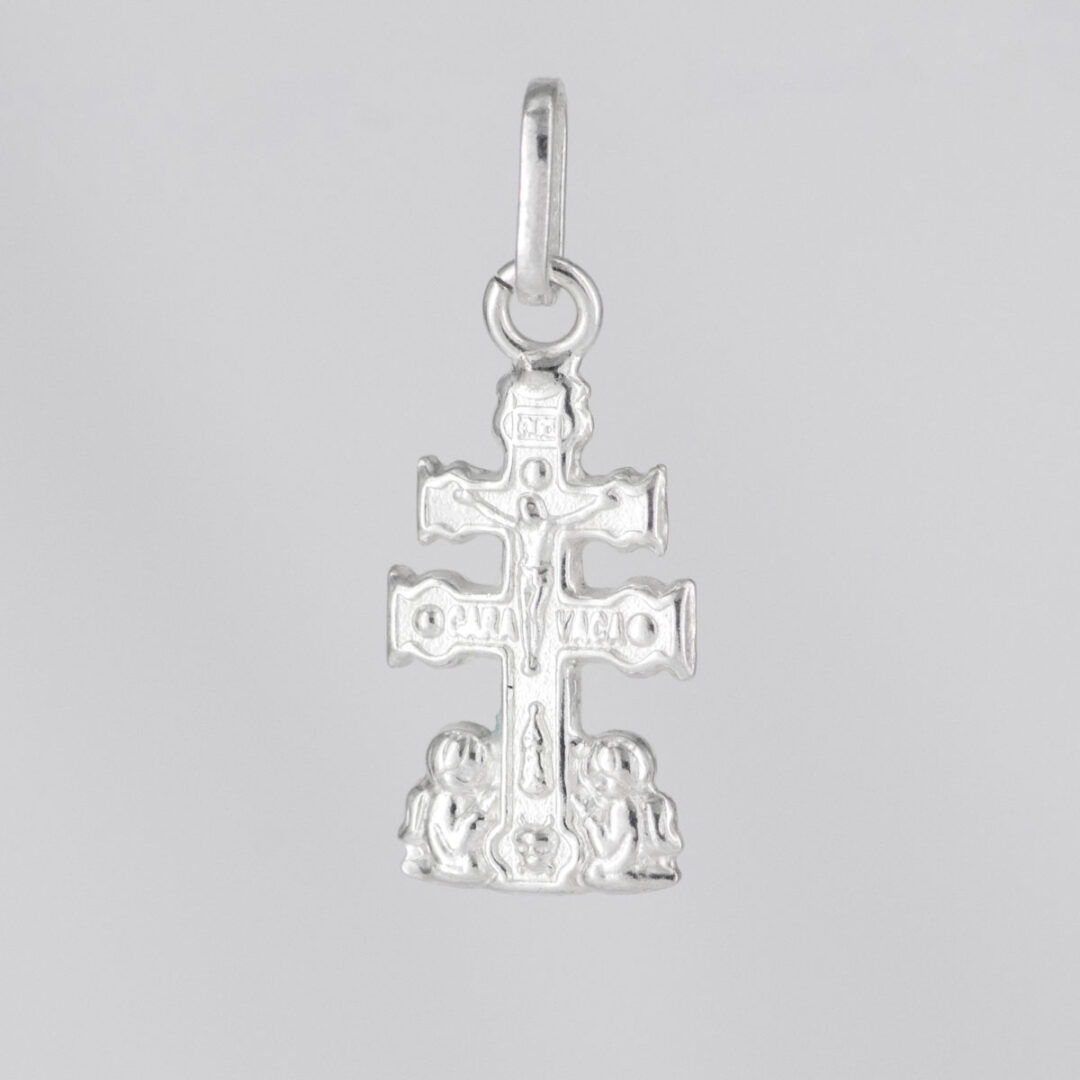 DIJE CRUZ DE CARAVACA PLANA